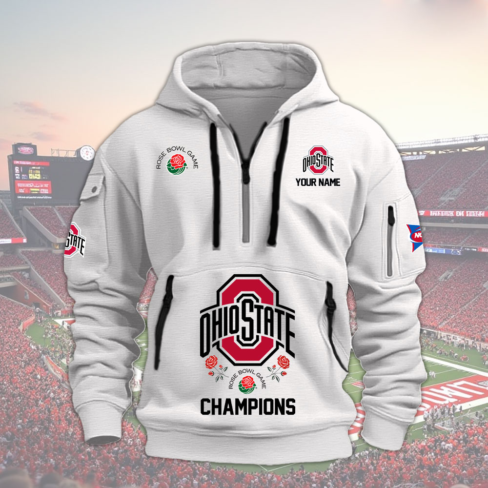 QRTLPC29910 ohio state buckeyes football RB Heavy Hoodie