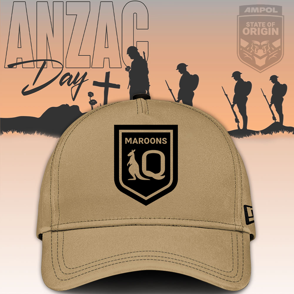 Queensland Maroons Anzac Day New Hoodie