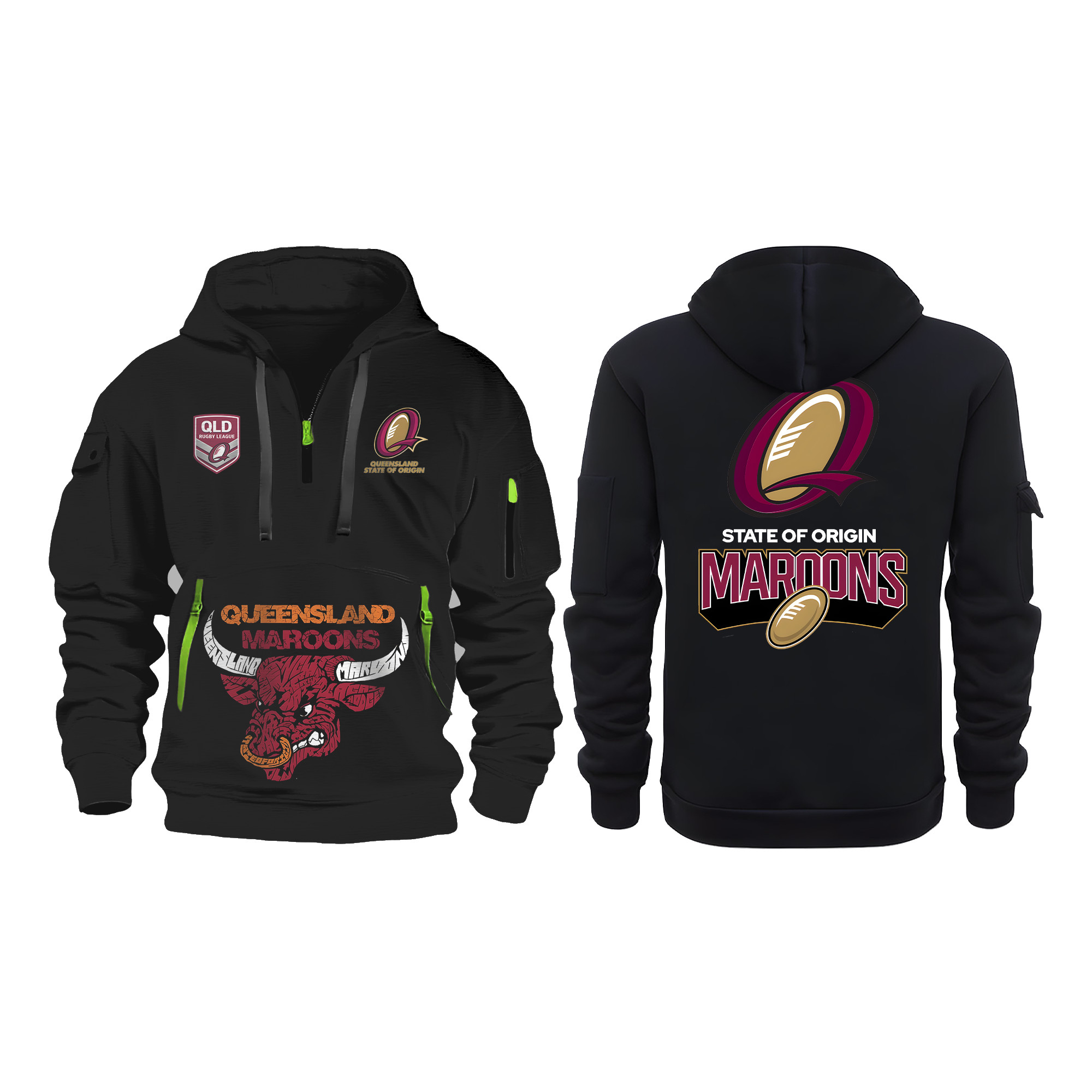 Queensland Maroons New Hoodie – Edition