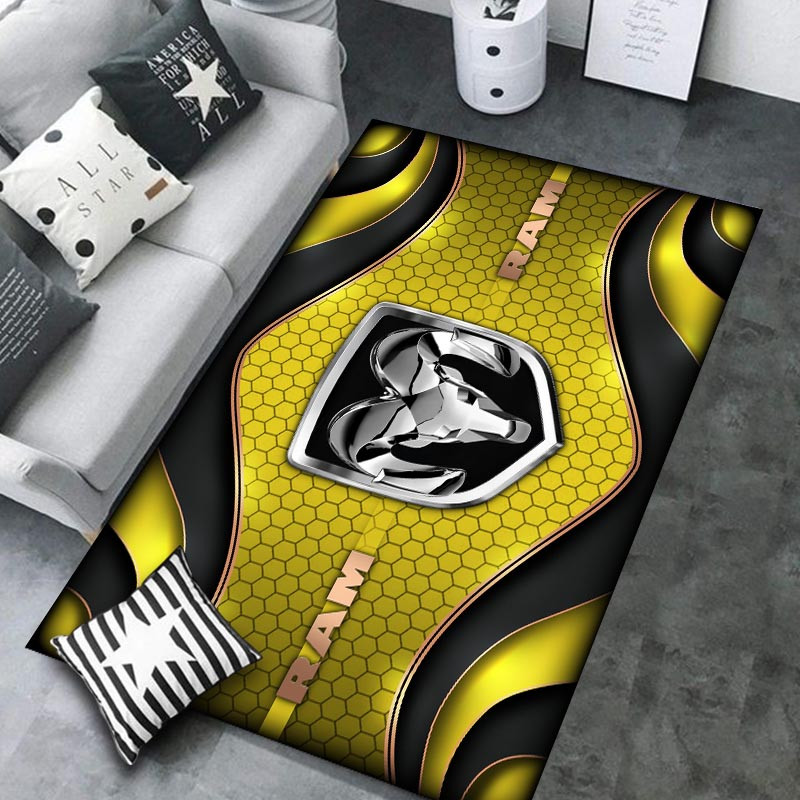 Ram truck Area Rugs 3942 Multicolor