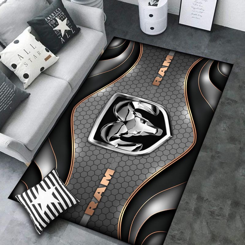 Ram truck Area Rugs 3942 Multicolor