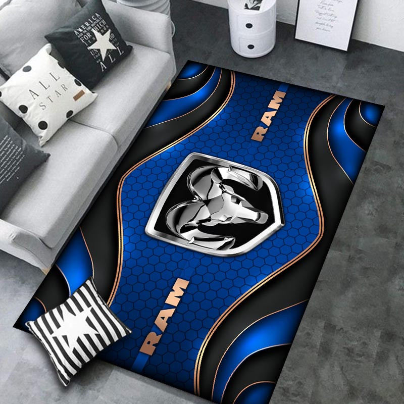 Ram truck Area Rugs 3942 Multicolor