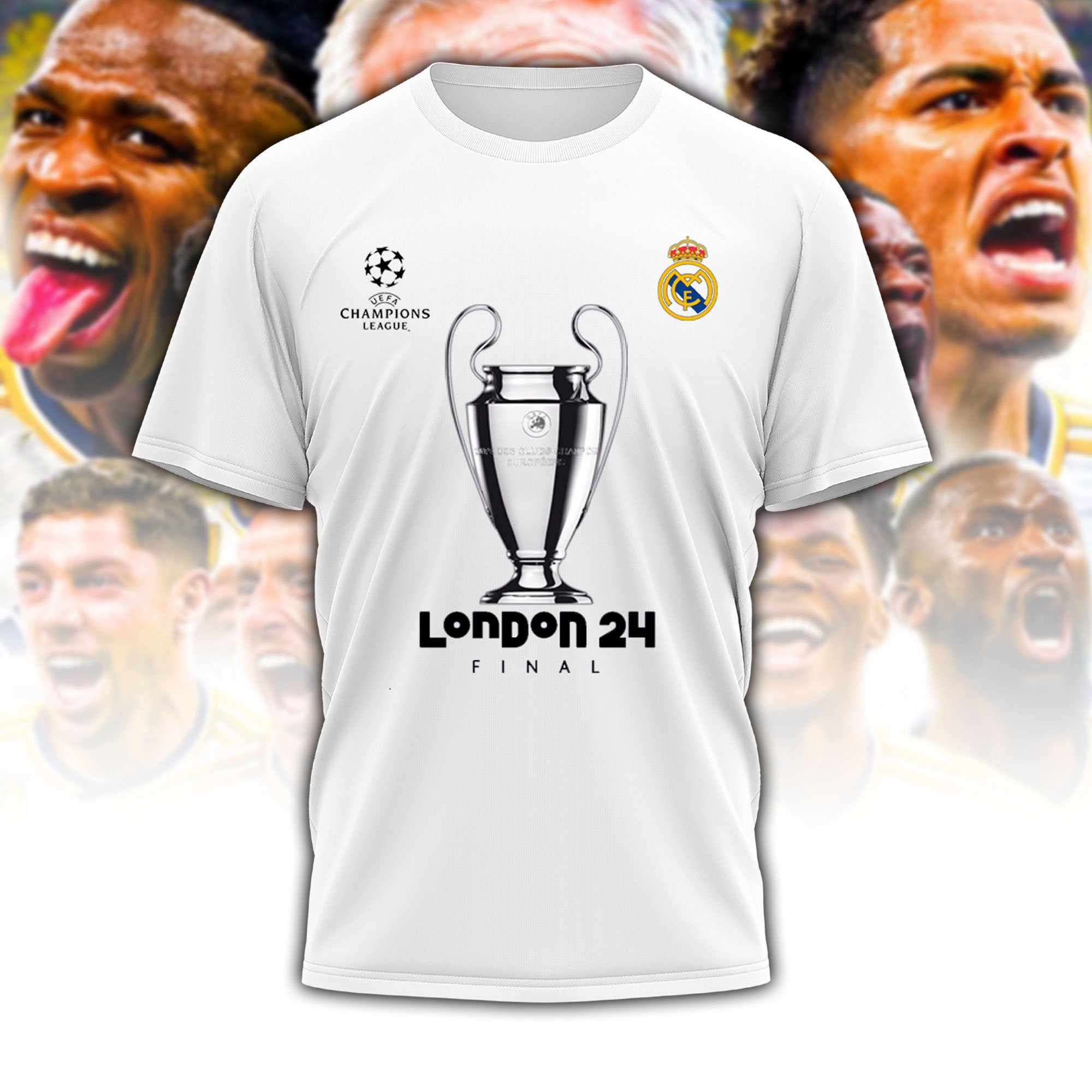 Real Madrid Tshirt For The 15th C1 Cup