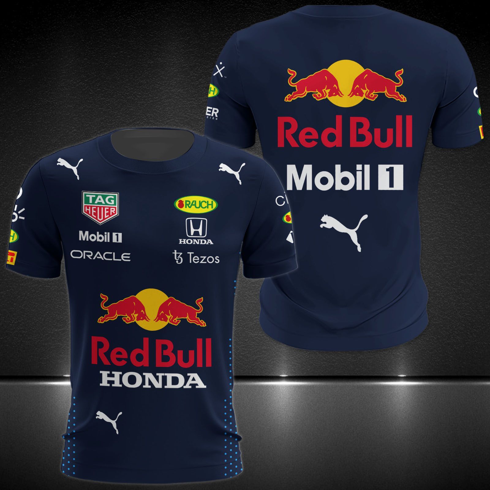 Red Bull Racing Honda Printing T-Shirt, Polo, Hoodie, Zip, Bomber 9153