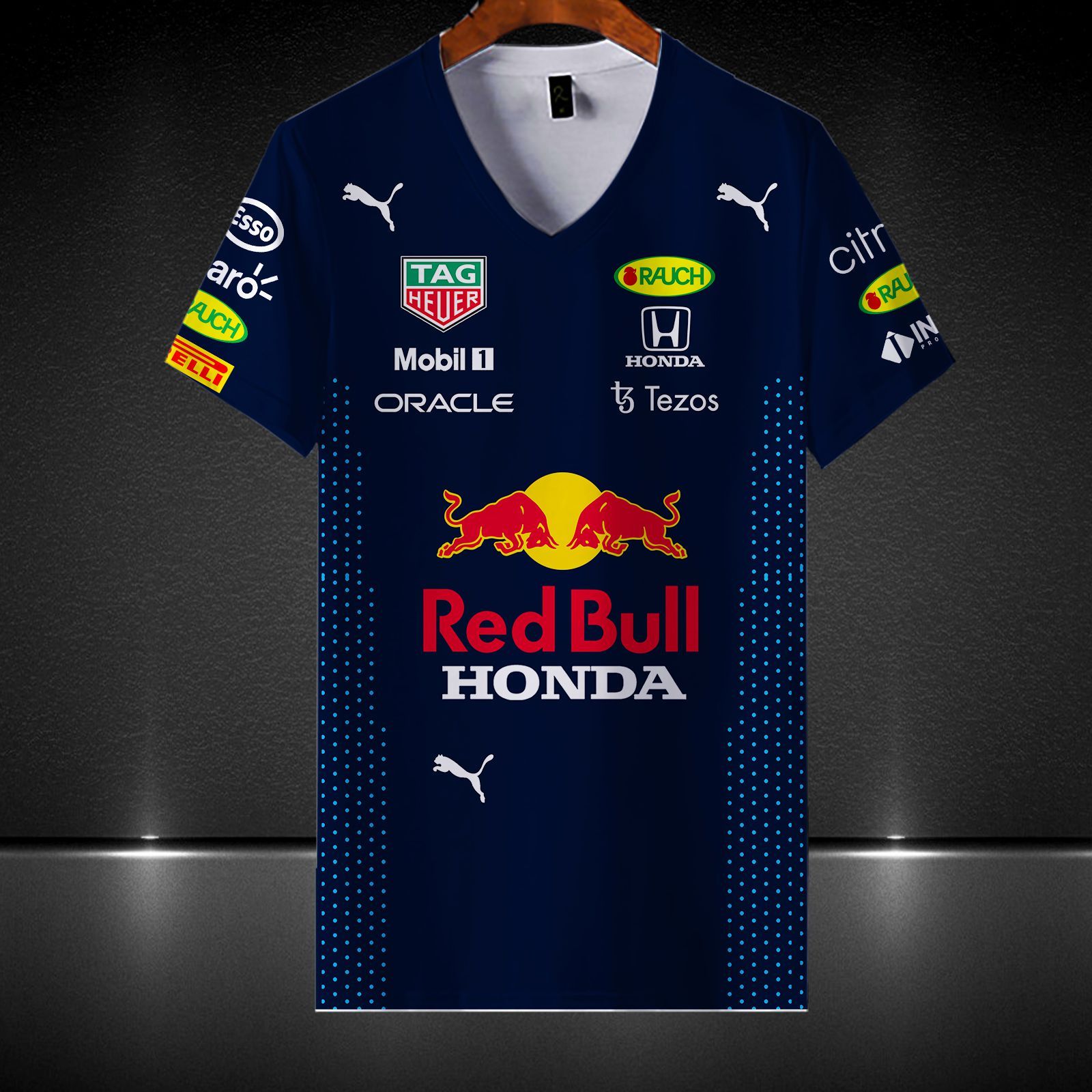 Red Bull Racing Honda Printing T-Shirt, Polo, Hoodie, Zip, Bomber 9153