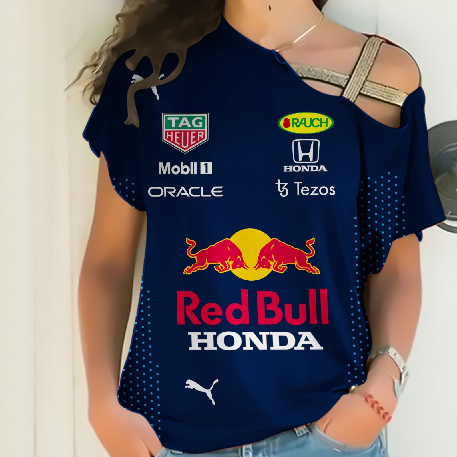 Red Bull Racing Honda Printing T-Shirt, Polo, Hoodie, Zip, Bomber 9153