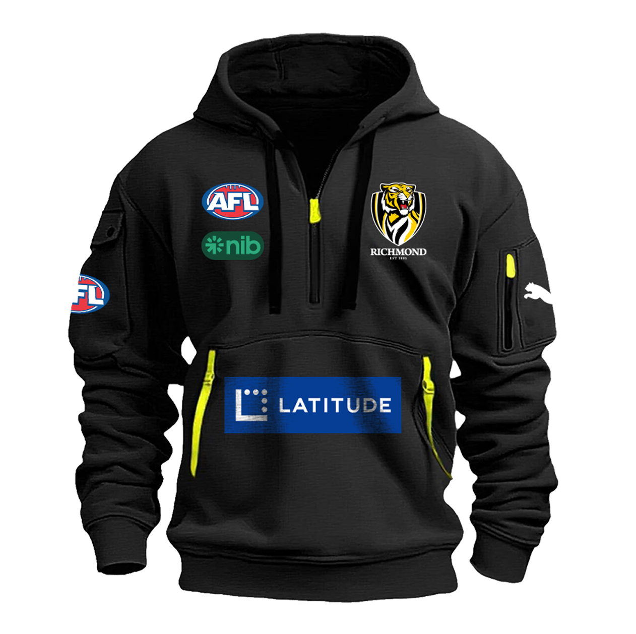 Richmond Tigers AFL New Zip Hoodie