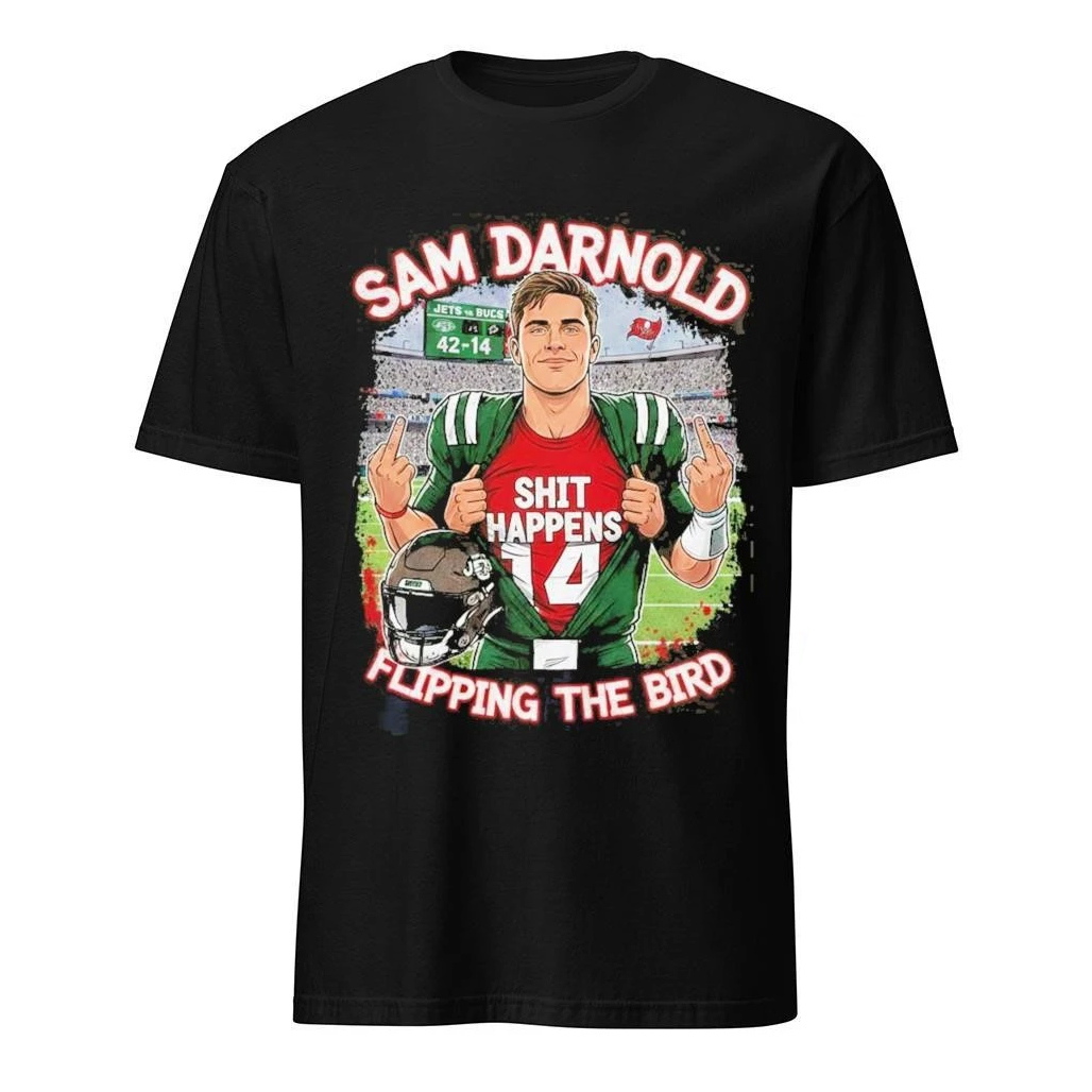 sam darnold shit happens flipping the bird stadium graphic shirt 2665 wnufi
