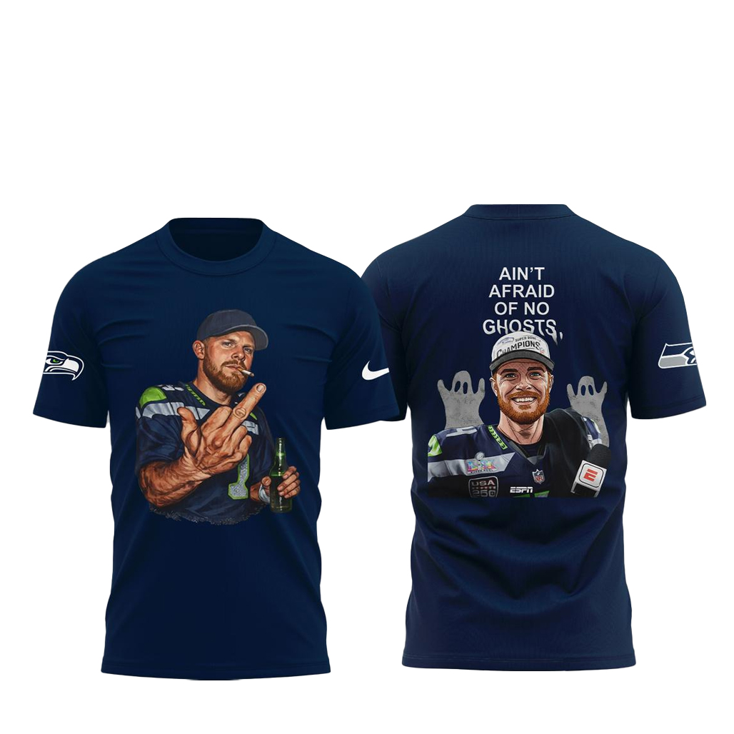 sam darnold x seattle seahawks 2026 super bowl post party shirt 2372