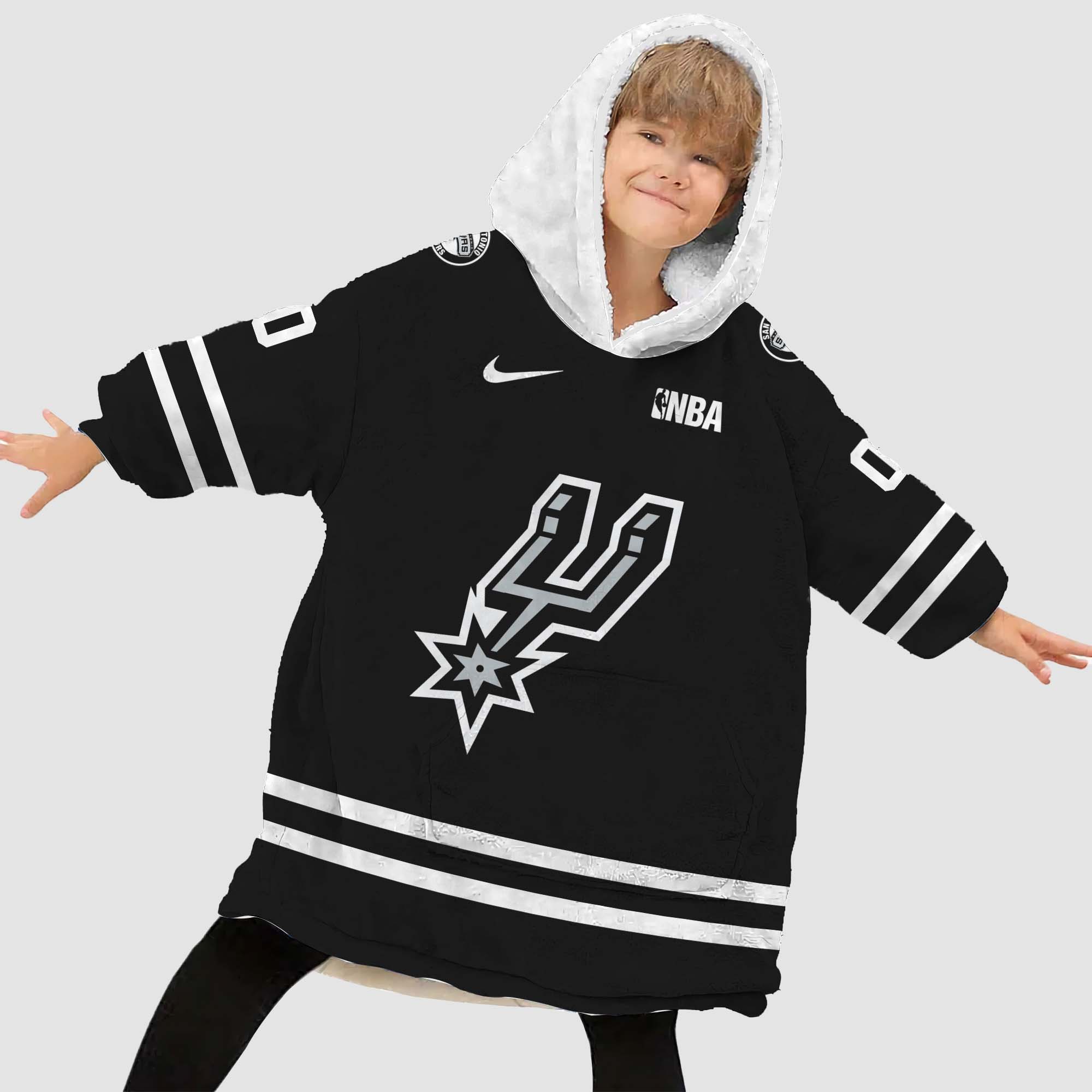 San Antonio Spurs Personalized oodie blanket hoodie snuggie hoodies