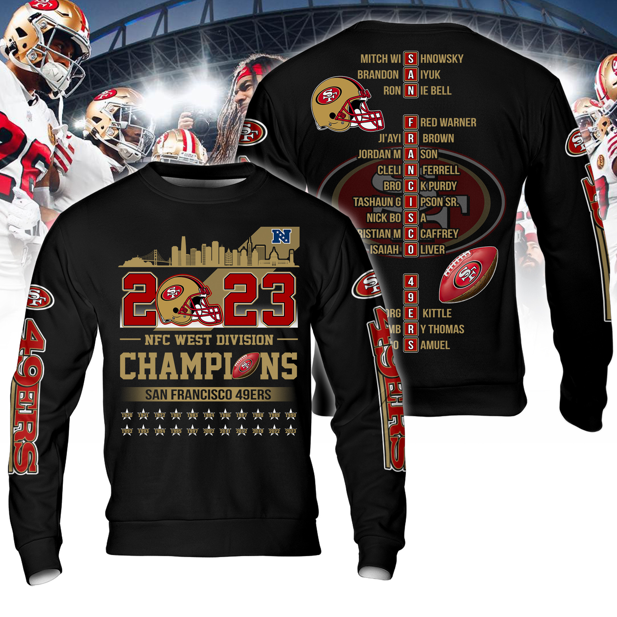 San Francisco 49ers 2023 NFC West Division Champions
