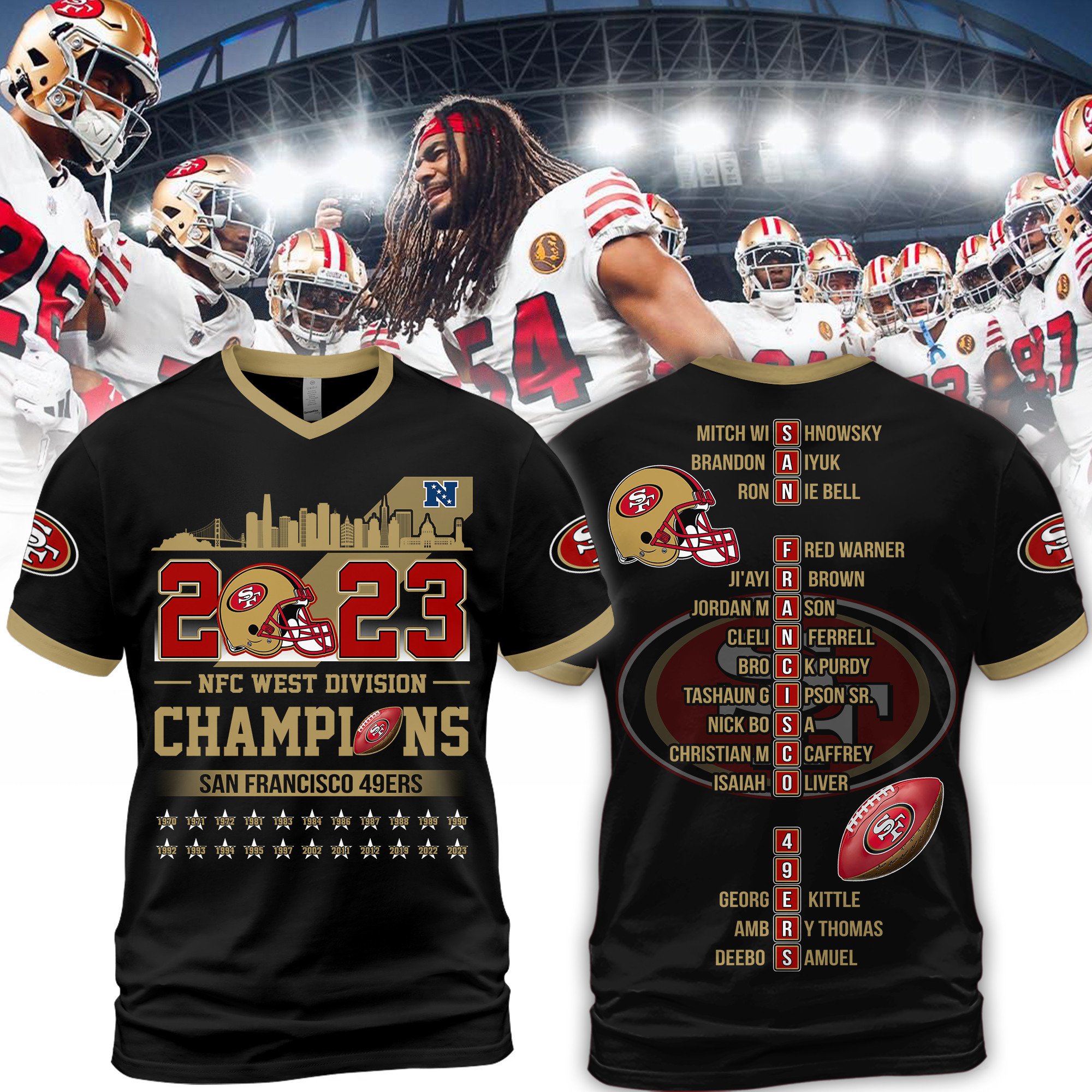 San Francisco 49ers 2023 NFC West Division Champions