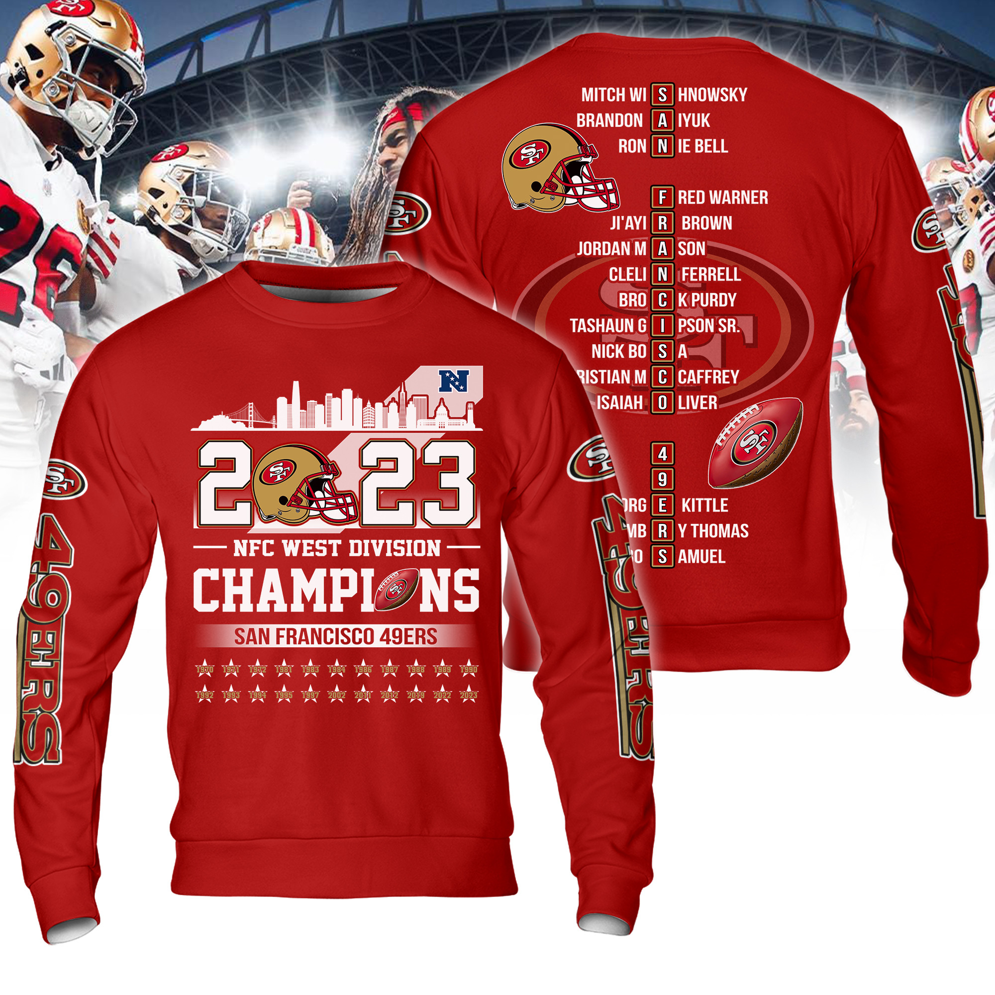 San Francisco 49ers 2023 NFC West Division Champions