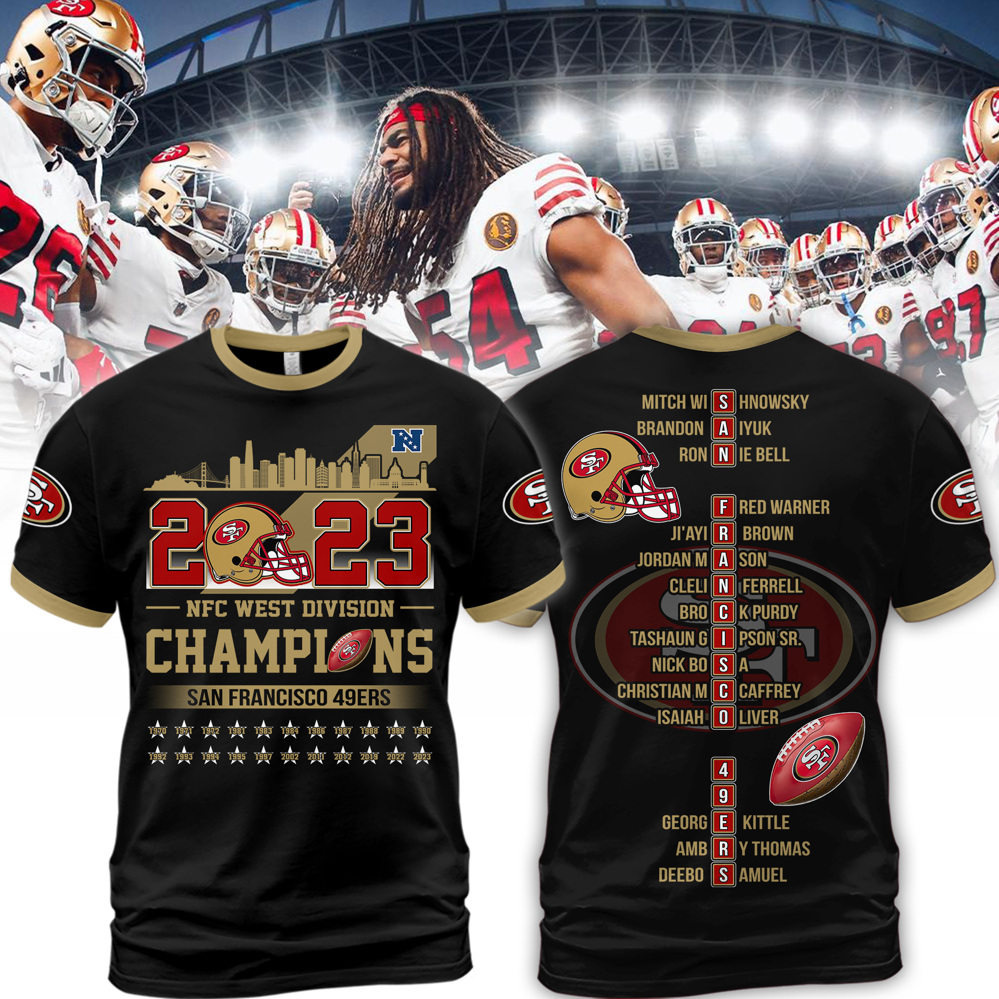San Francisco 49ers 2023 NFC West Division Champions