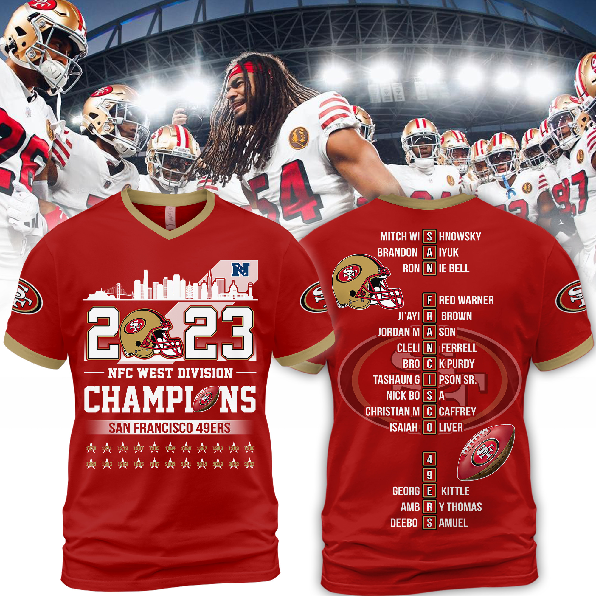 San Francisco 49ers 2023 NFC West Division Champions