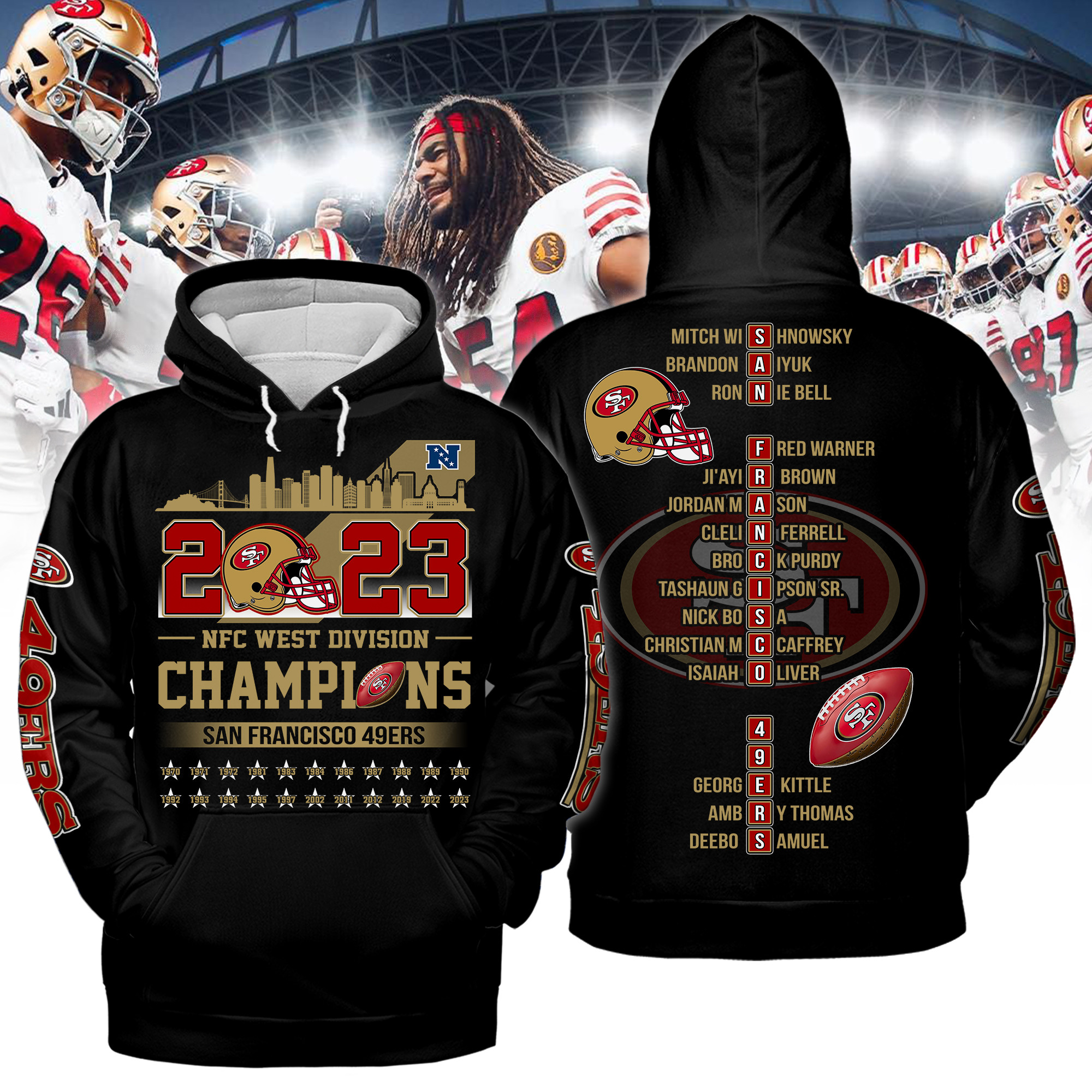 San Francisco 49ers 2023 NFC West Division Champions