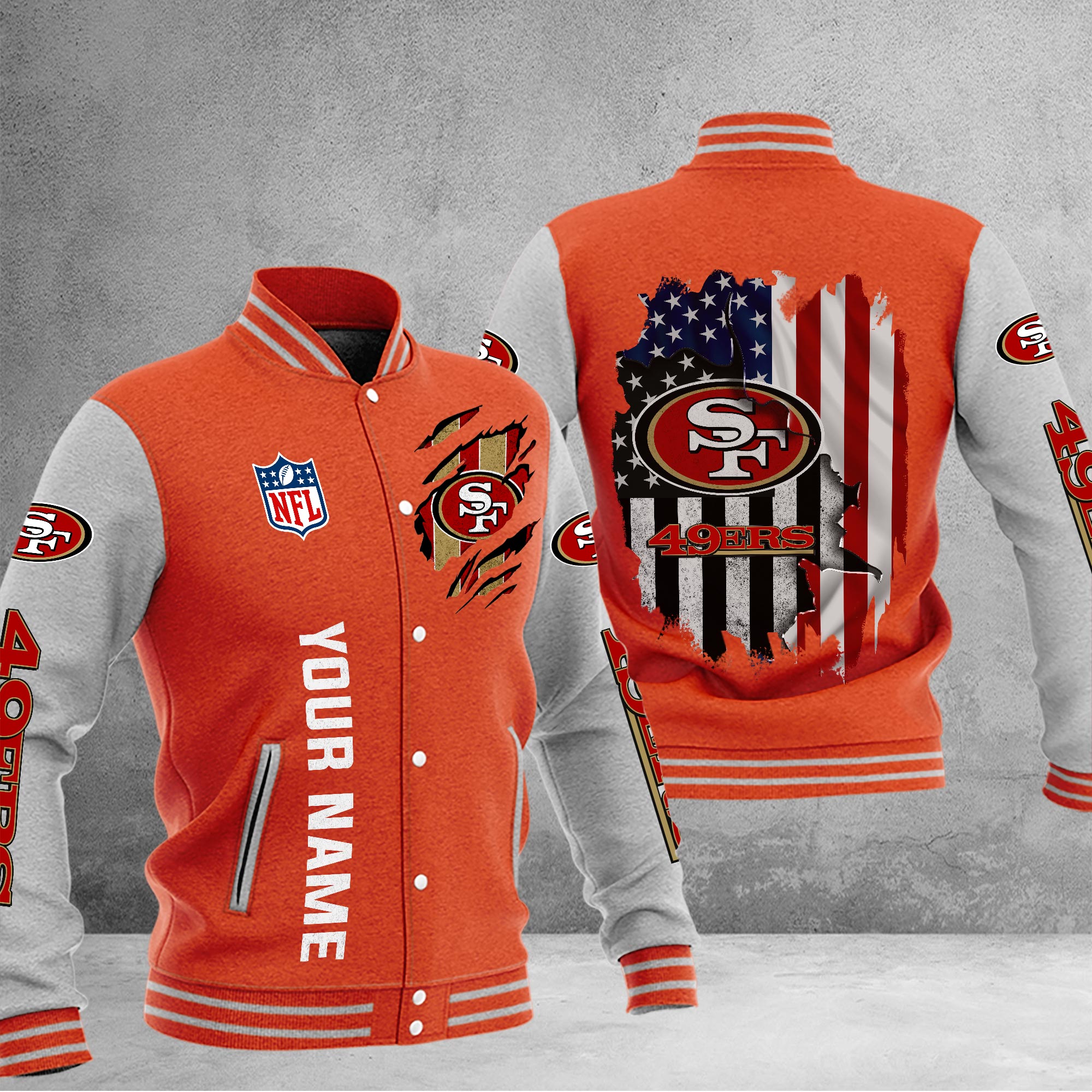 San Francisco 49ers Baseball Jacket