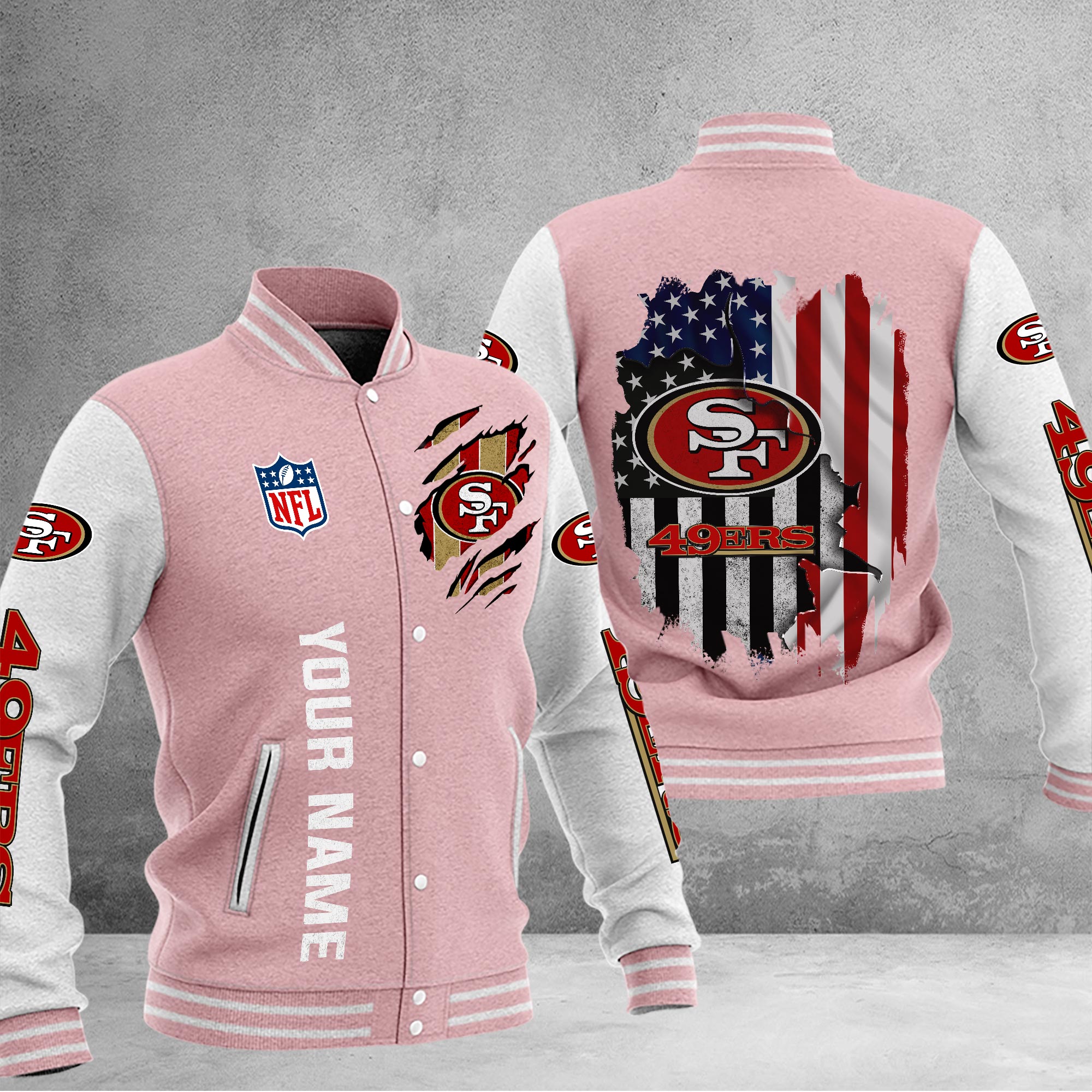 San Francisco 49ers Baseball Jacket