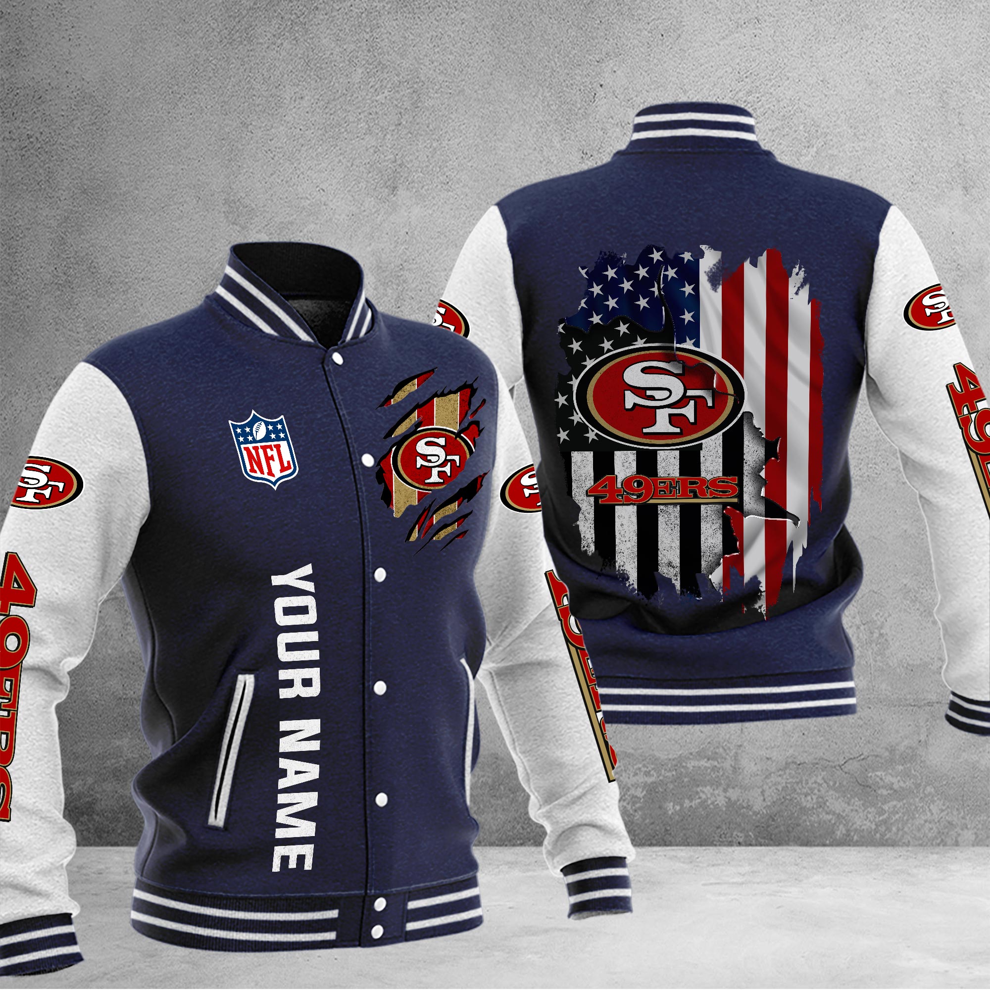 San Francisco 49ers Baseball Jacket
