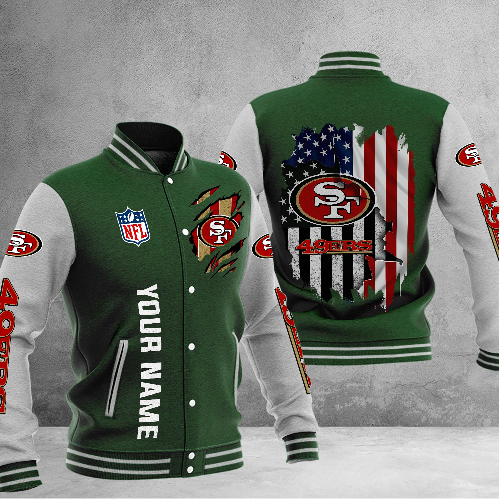 San Francisco 49ers Baseball Jacket