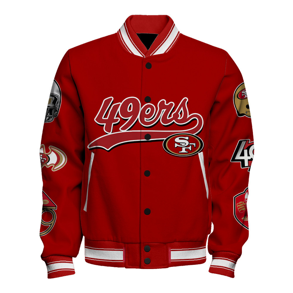San Francisco 49ers Champions Unisex Varsity Jacket SFAT V12