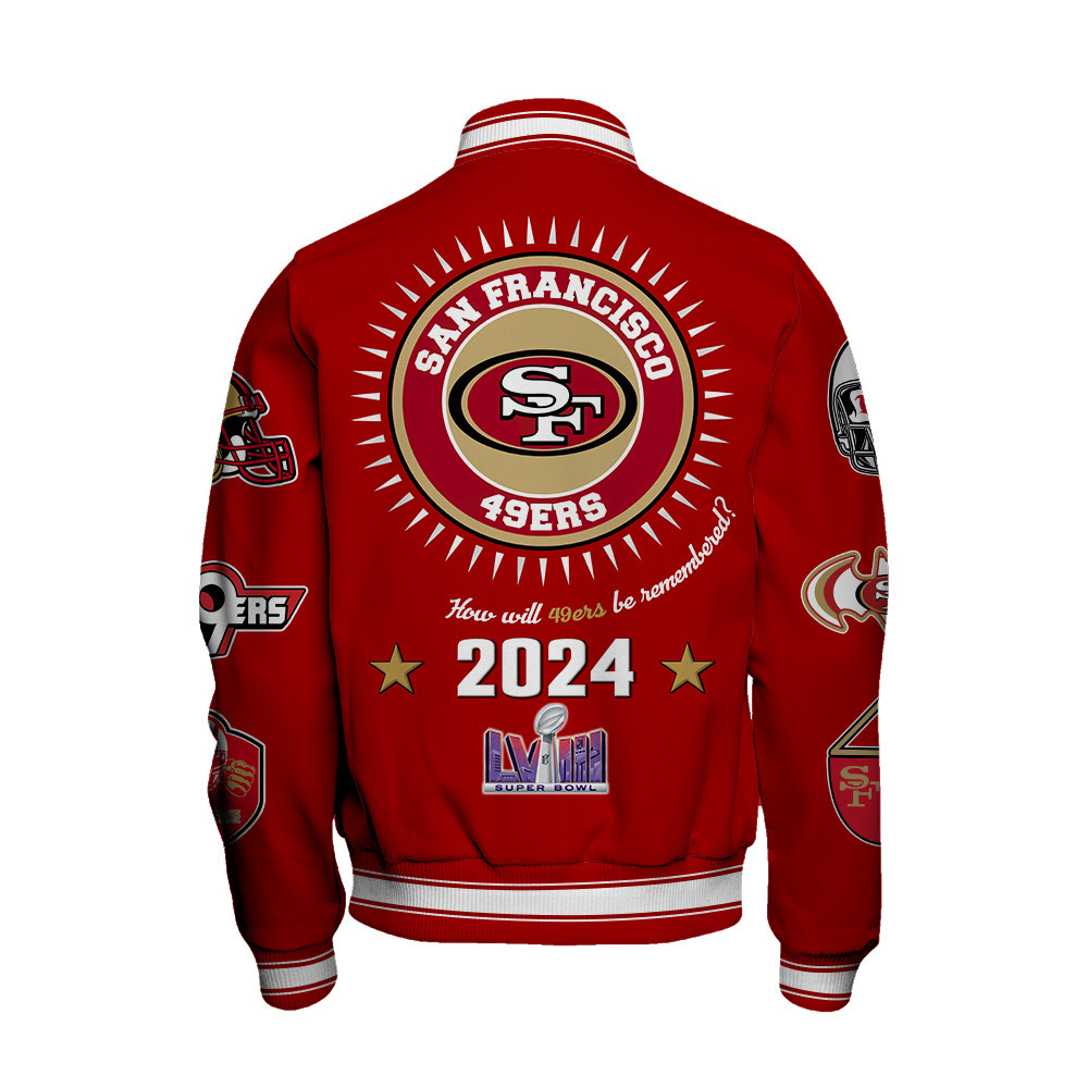 San Francisco 49ers Champions Unisex Varsity Jacket SFAT V12