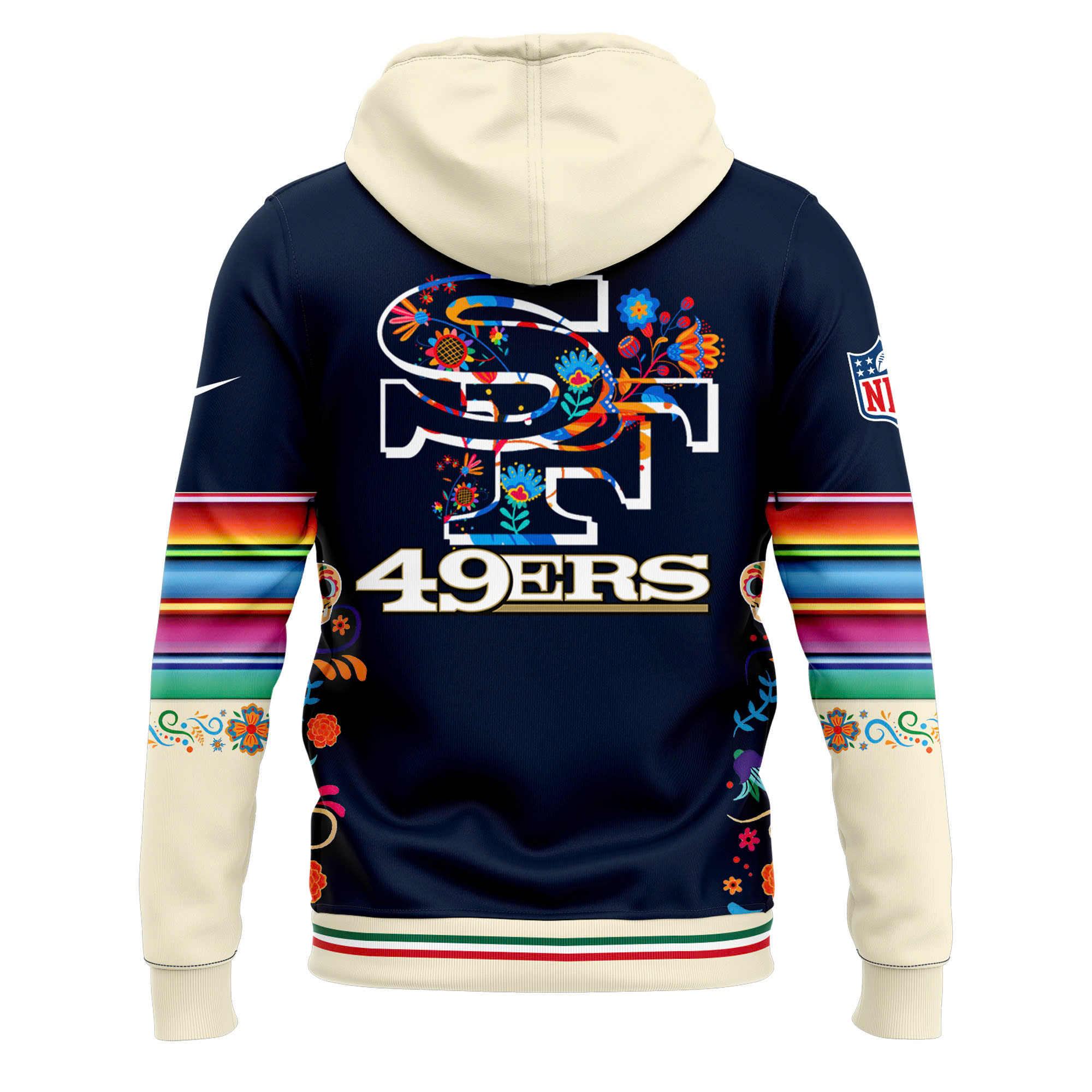 San Francisco 49ers Dia De Los Muertos Premium Pullover Hoodie