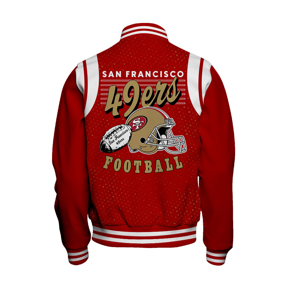 San Francisco 49ers National Football League Make Your Mark Unisex Varsity Jacket