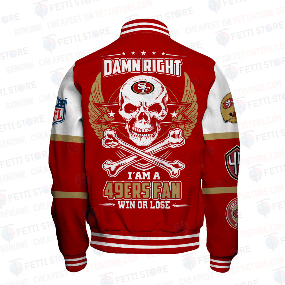 San Francisco 49ers National Football League Varsity Jacket STM V4