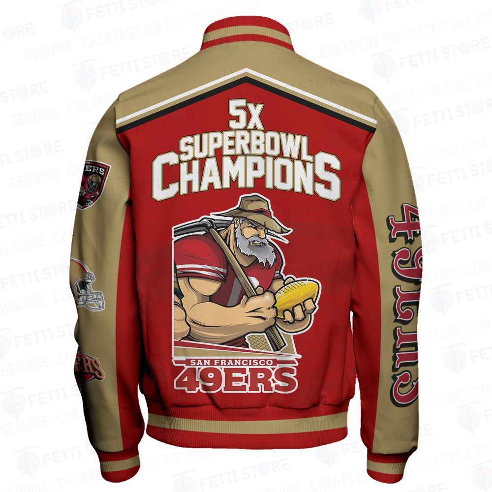 San Francisco 49ers National Football League Varsity Jacket STM V6