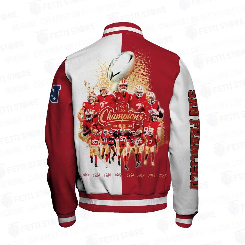 San Francisco 49ers National Football League Varsity Jacket STM V8