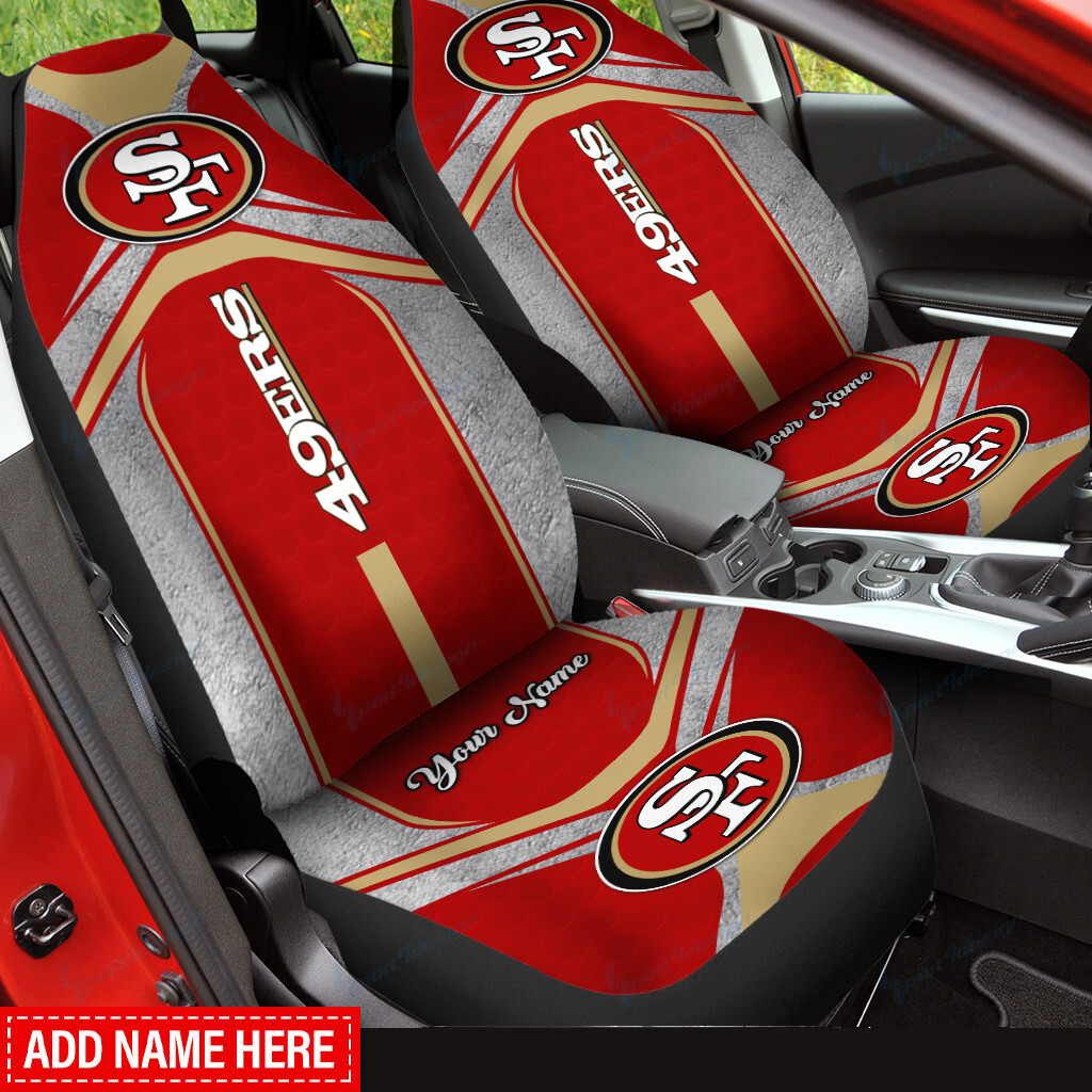 San Francisco 49ers Personalized Car Seat Covers BG248