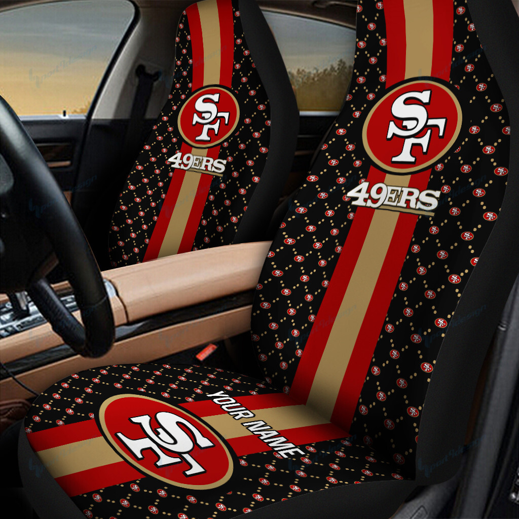 San Francisco 49ers Personalized Car Seat Covers BG280