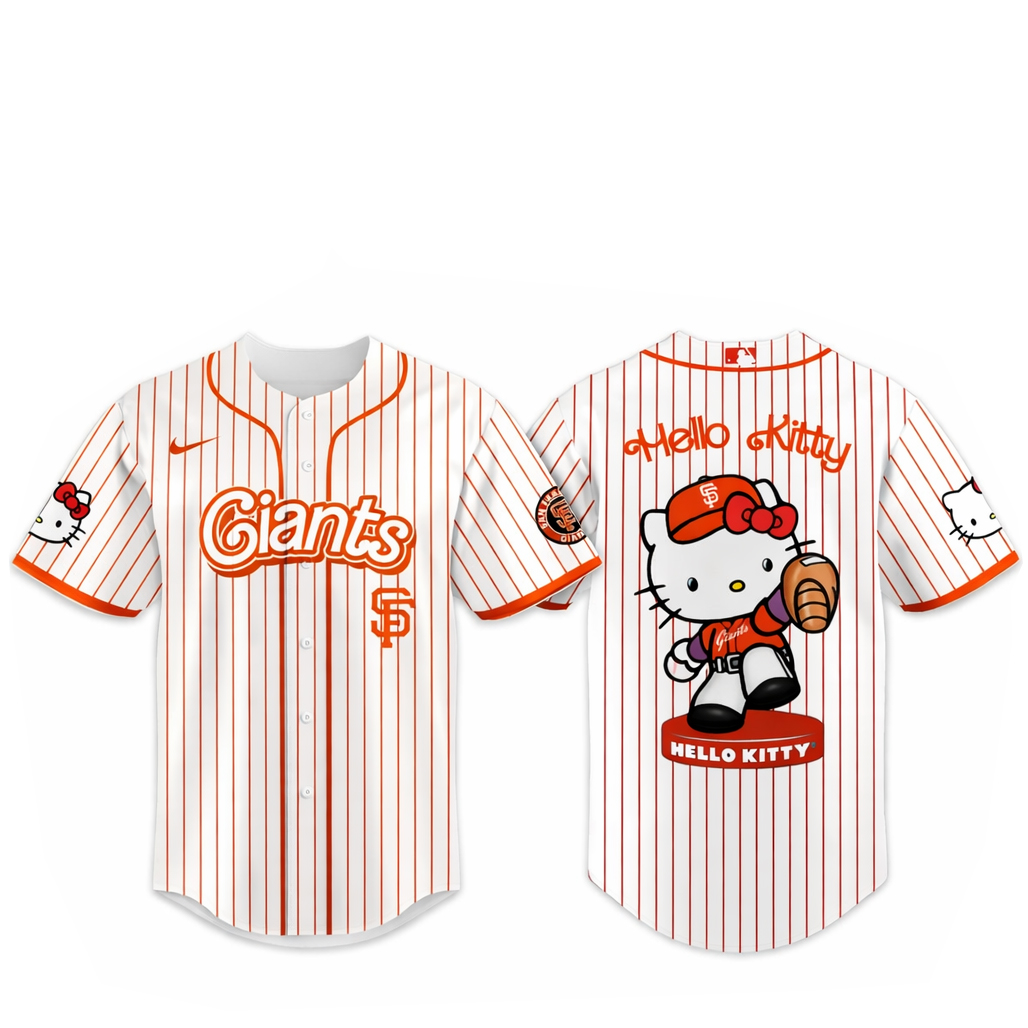 San Francisco Giants Major League Baseball 2026 Hello Kitty Baseball Jersey