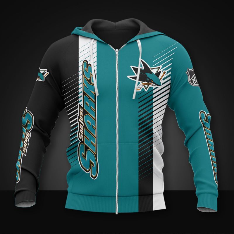 San Jose Sharks Printing T-Shirt, Polo, Hoodie, Zip, Bomber 7039