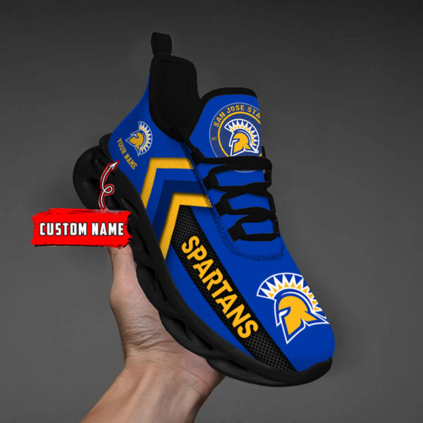 San Jose State Spartans Personalized Custom Name Max Soul Shoes DS003