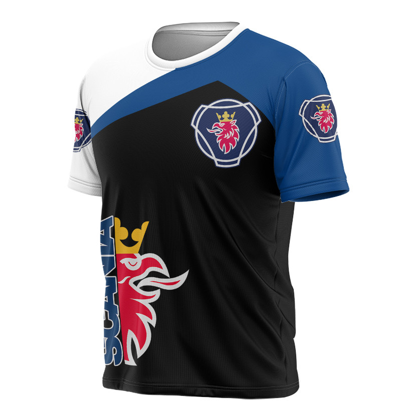 Scania t-shirt hoodie apparel 3D full printing