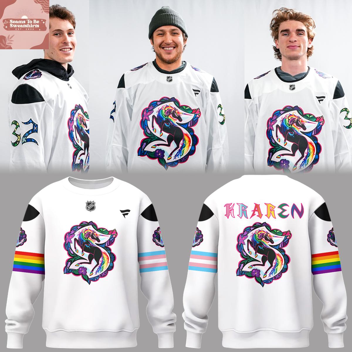 Seattle Kraken x Pride Night 2026 Hoodie Shirt