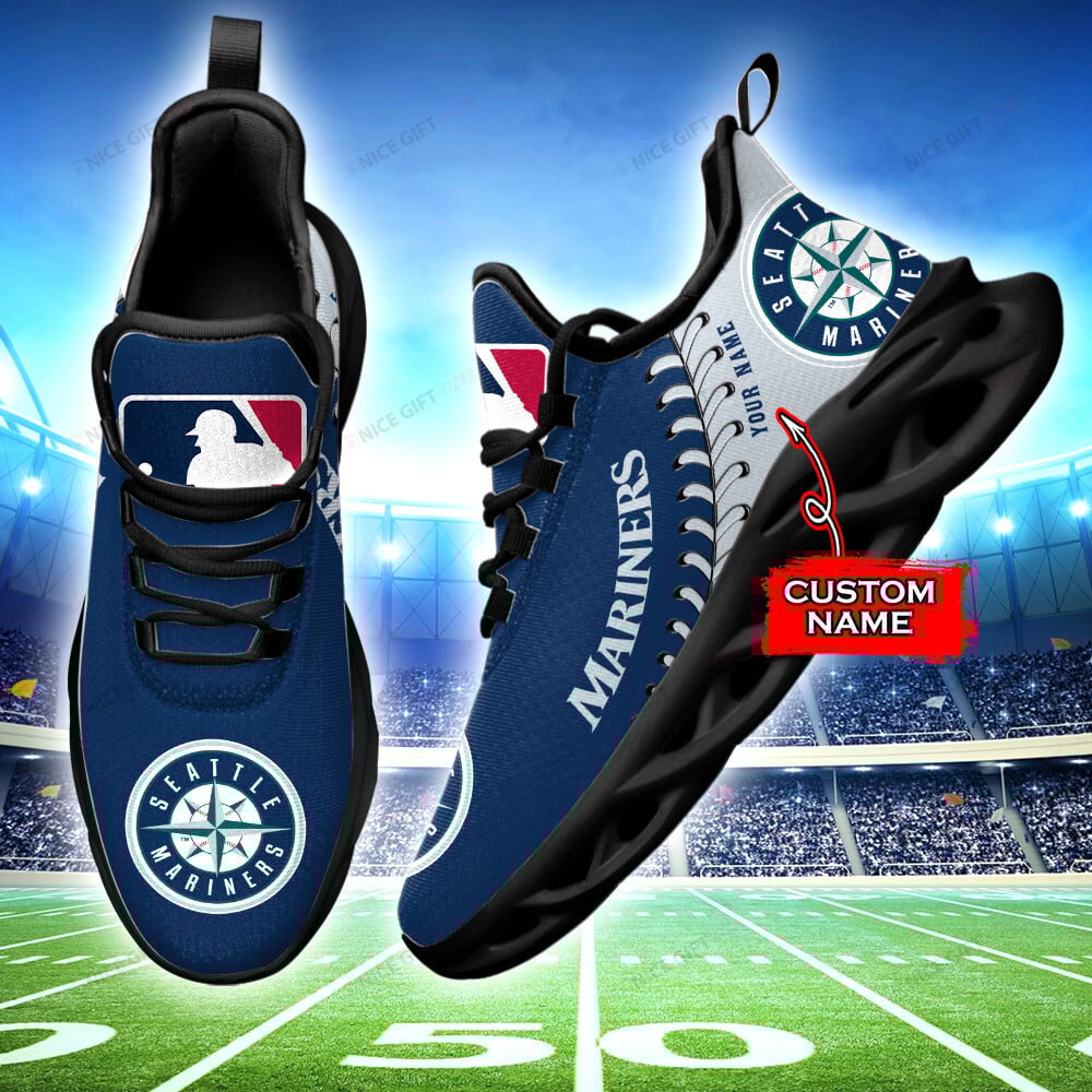 Seattle Mariners Custom Name Max Soul Shoes MSS-V5C7