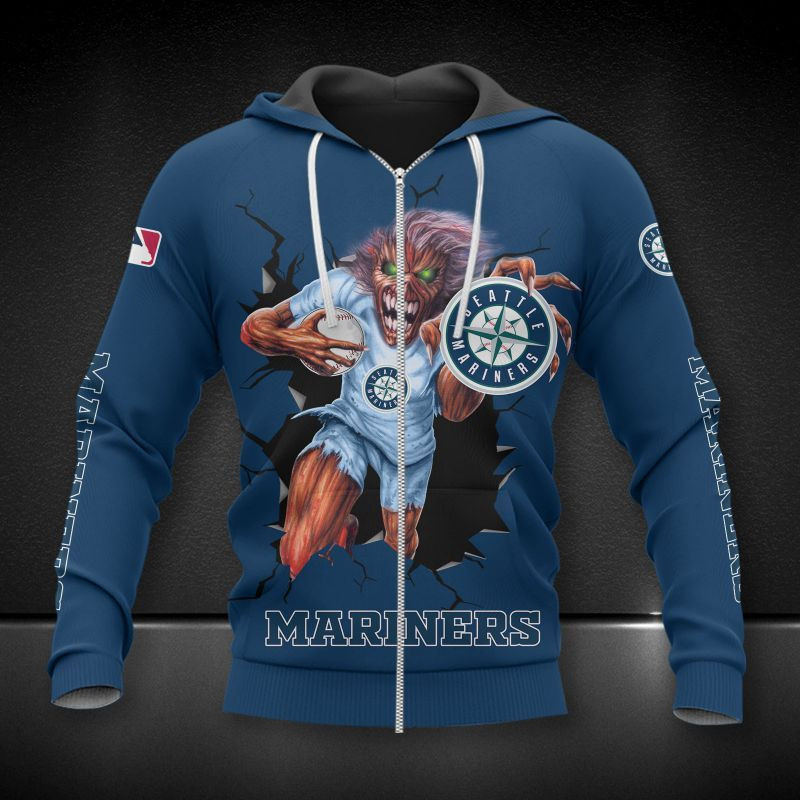 Seattle Mariners Printing T-Shirt, Polo, Hoodie, Zip, Bomber 8240