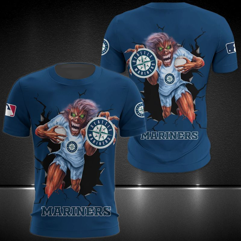 Seattle Mariners Printing T-Shirt, Polo, Hoodie, Zip, Bomber 8240