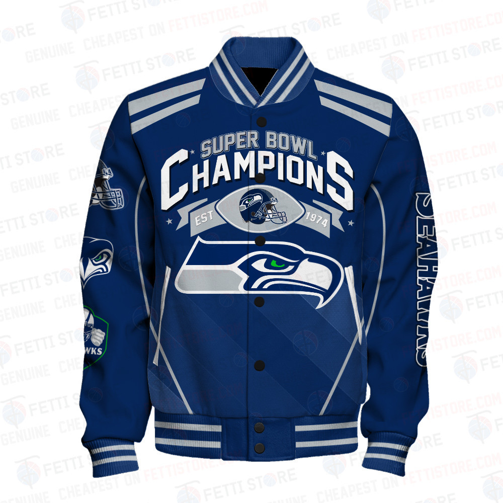 Seattle Seahawks National Football League Champions Varsity Jacket