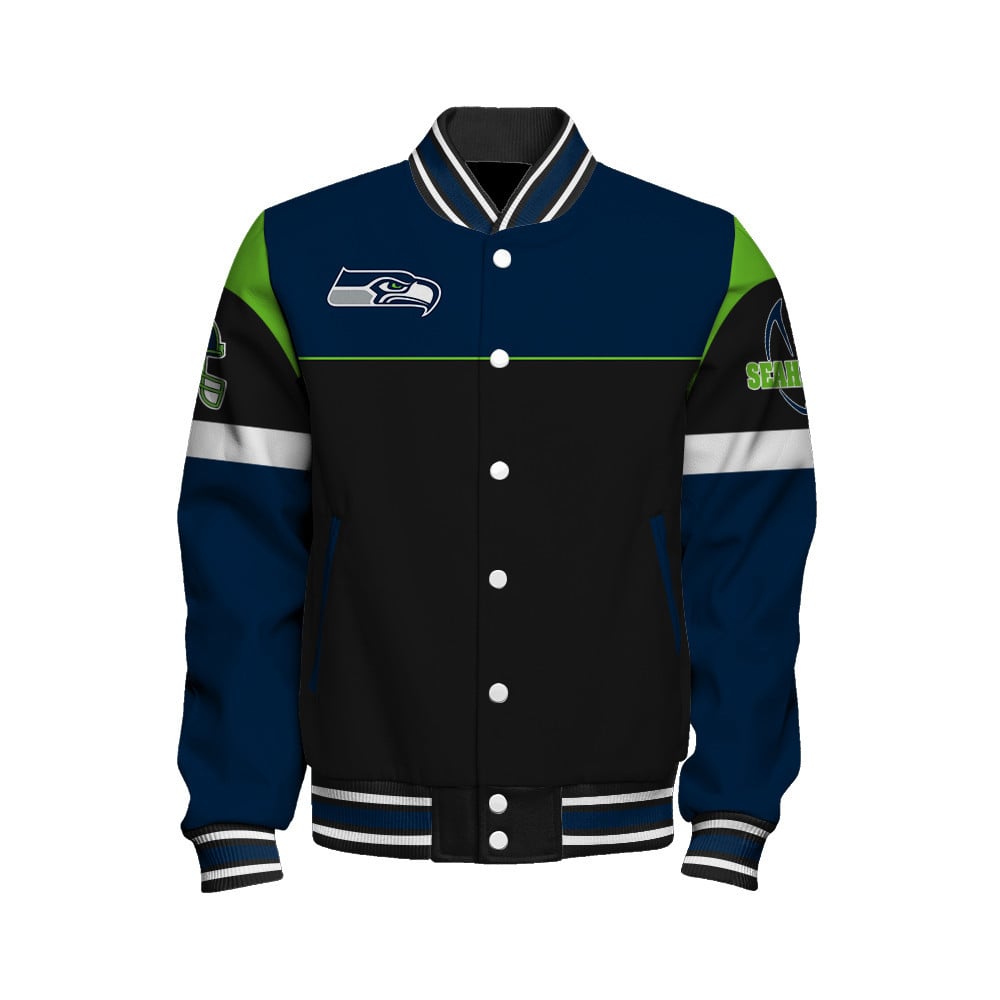 Seattle Seahawks National Football League - Feel The Power Unisex Varsity Jacket