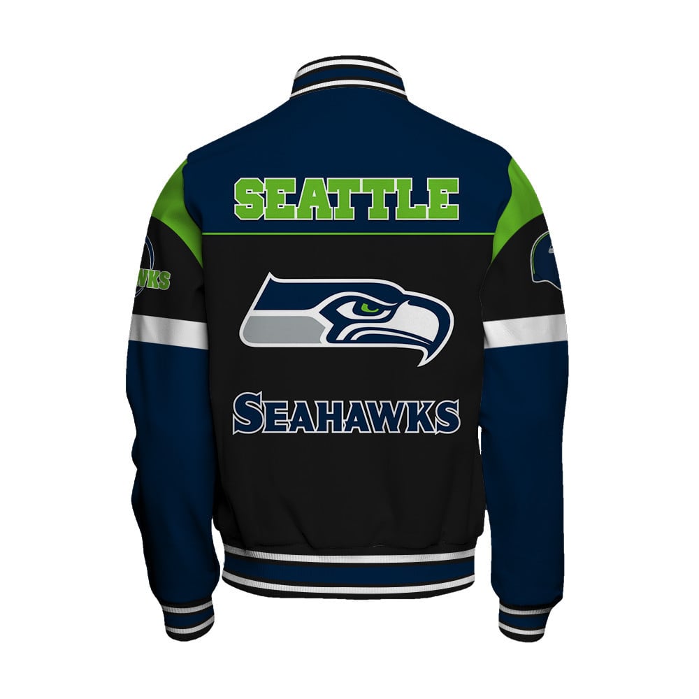 Seattle Seahawks National Football League - Feel The Power Unisex Varsity Jacket