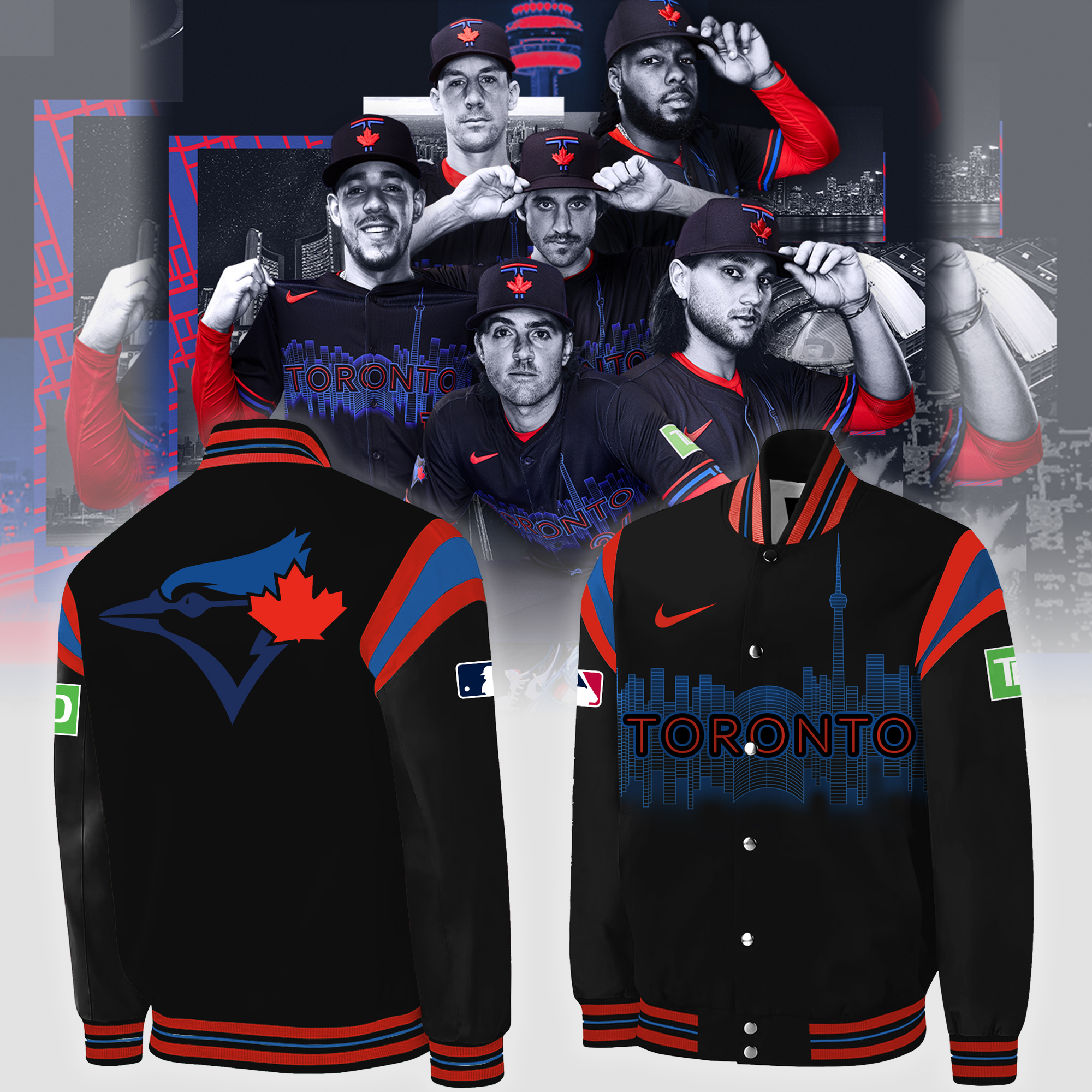 Special City Connect Toronto Blue Jays Bomber jacket