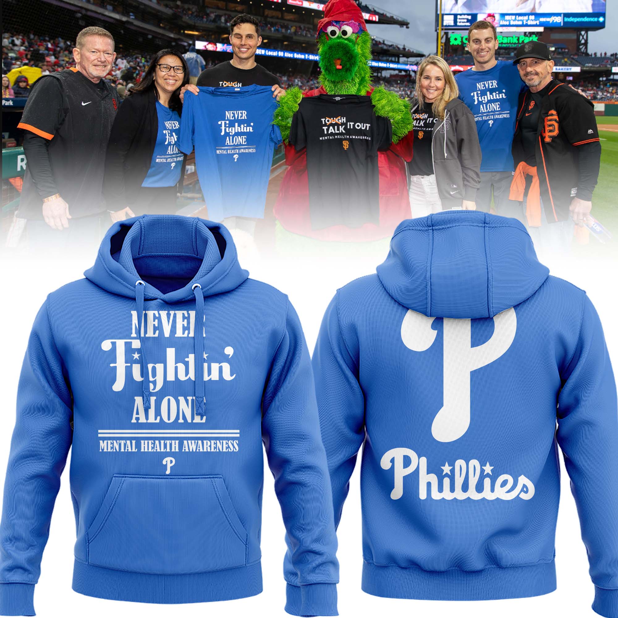 Special Mental Health Awareness Month†Philadelphia Phillies Hoodie