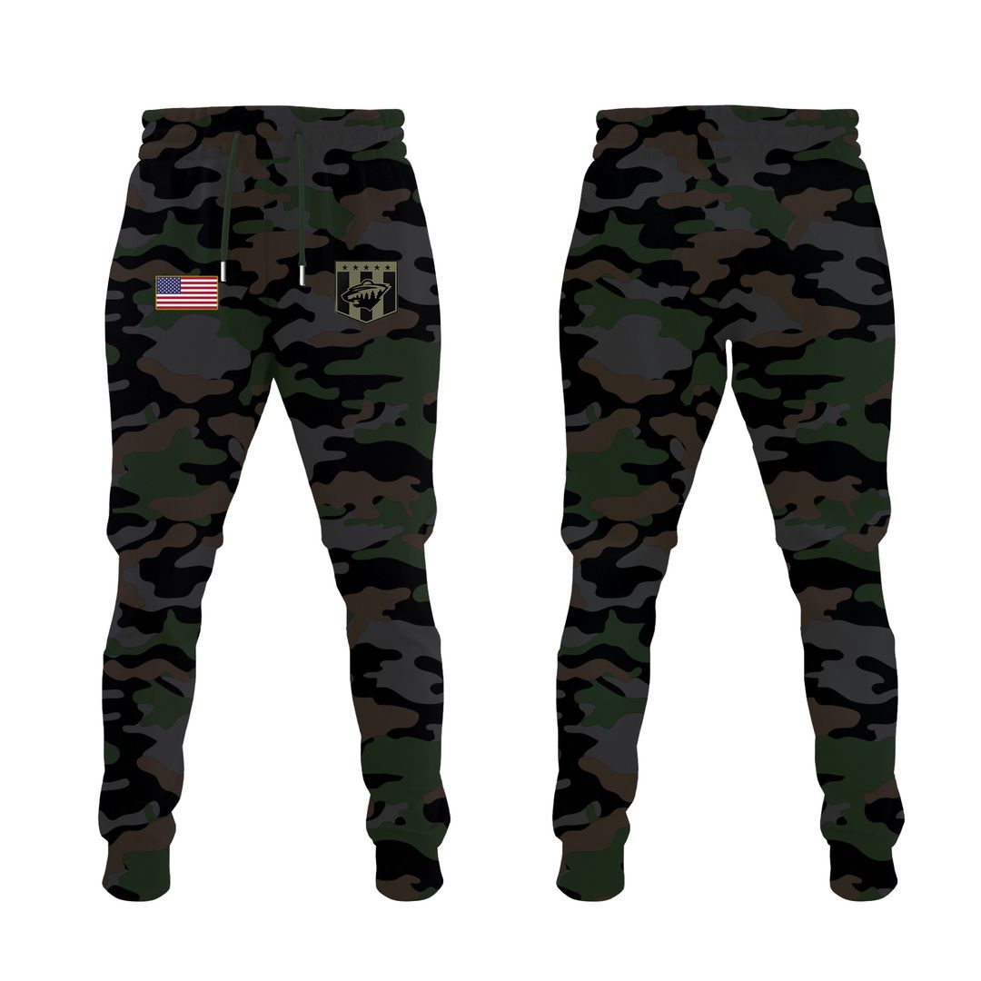 Special Military Apreciation NHL Minnesota Wild Hoodie