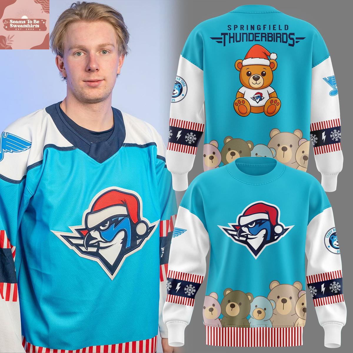 Springfield Thunderbirds x Teddy Bear 2026 Hoodie Shirt