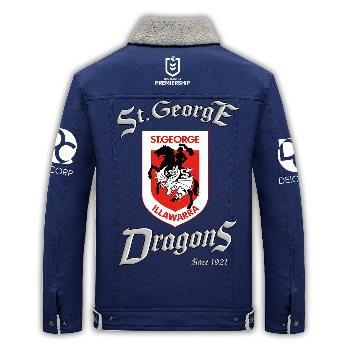 St George Illawarra Dragons Fleece Casual Jacket