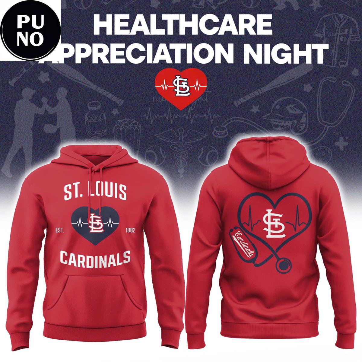 St. Louis Cardinals Healthcare Appreciation Night 2026 Hoodie Shirt